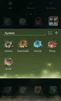 The fox GOLauncher EX Theme android App screenshot 1